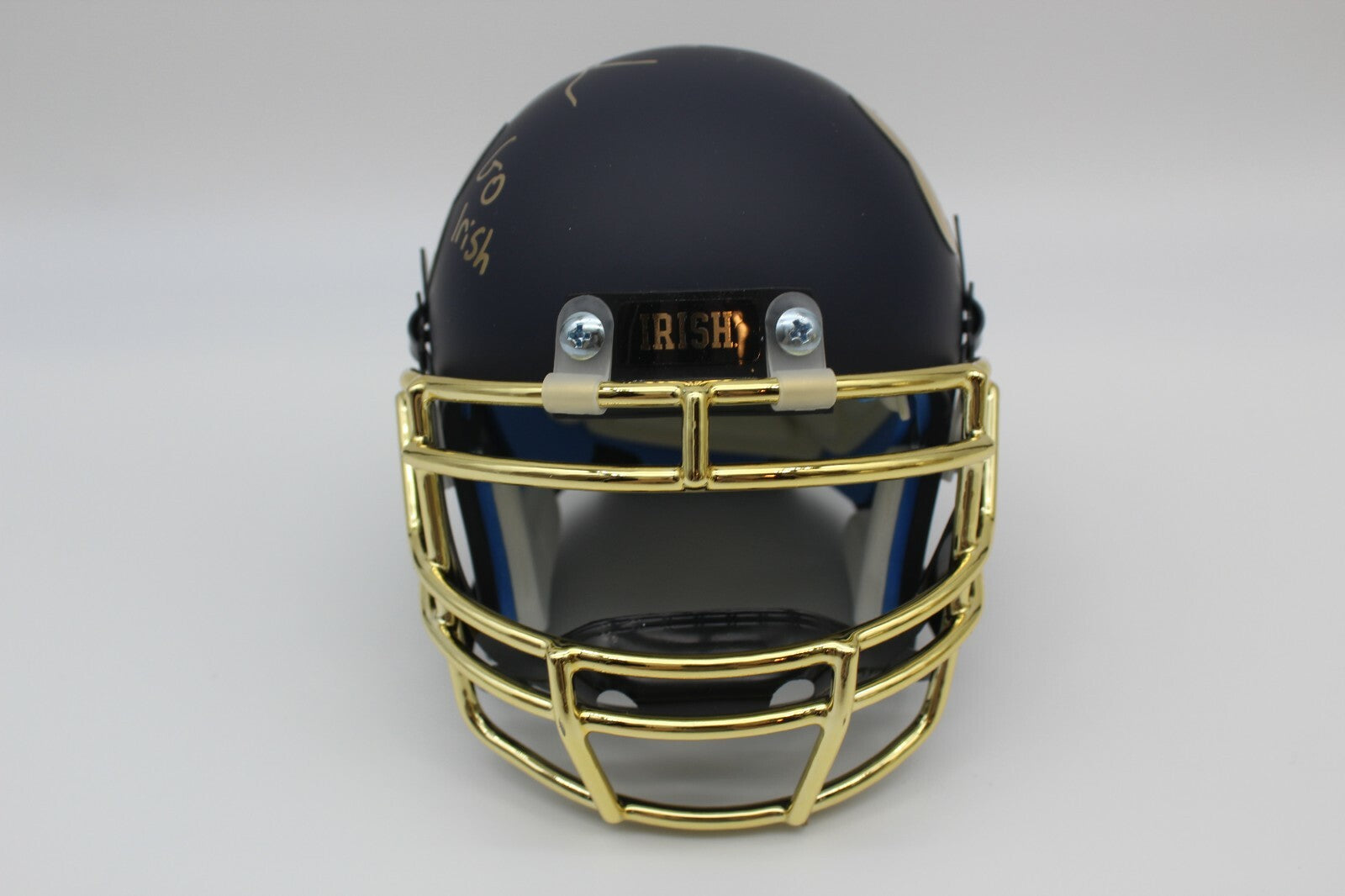 Brandon Joseph Signed Notre Dame Fighting Irish Mini Helmet w/JSA COA Witness