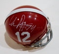 Cam Robinson Signed Alabama Crimson Tide Mini Football Helmet w/COA
