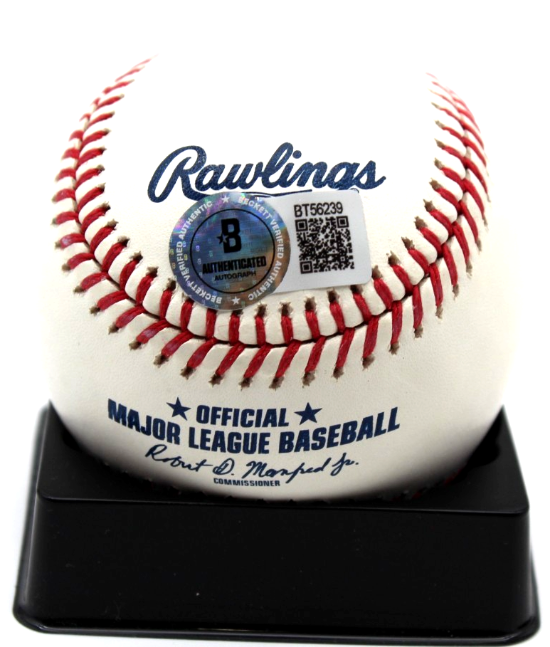 Manny Sanguillen Signed MLB Baseball Pittsburgh Pirates w/Beckett COA BT56239