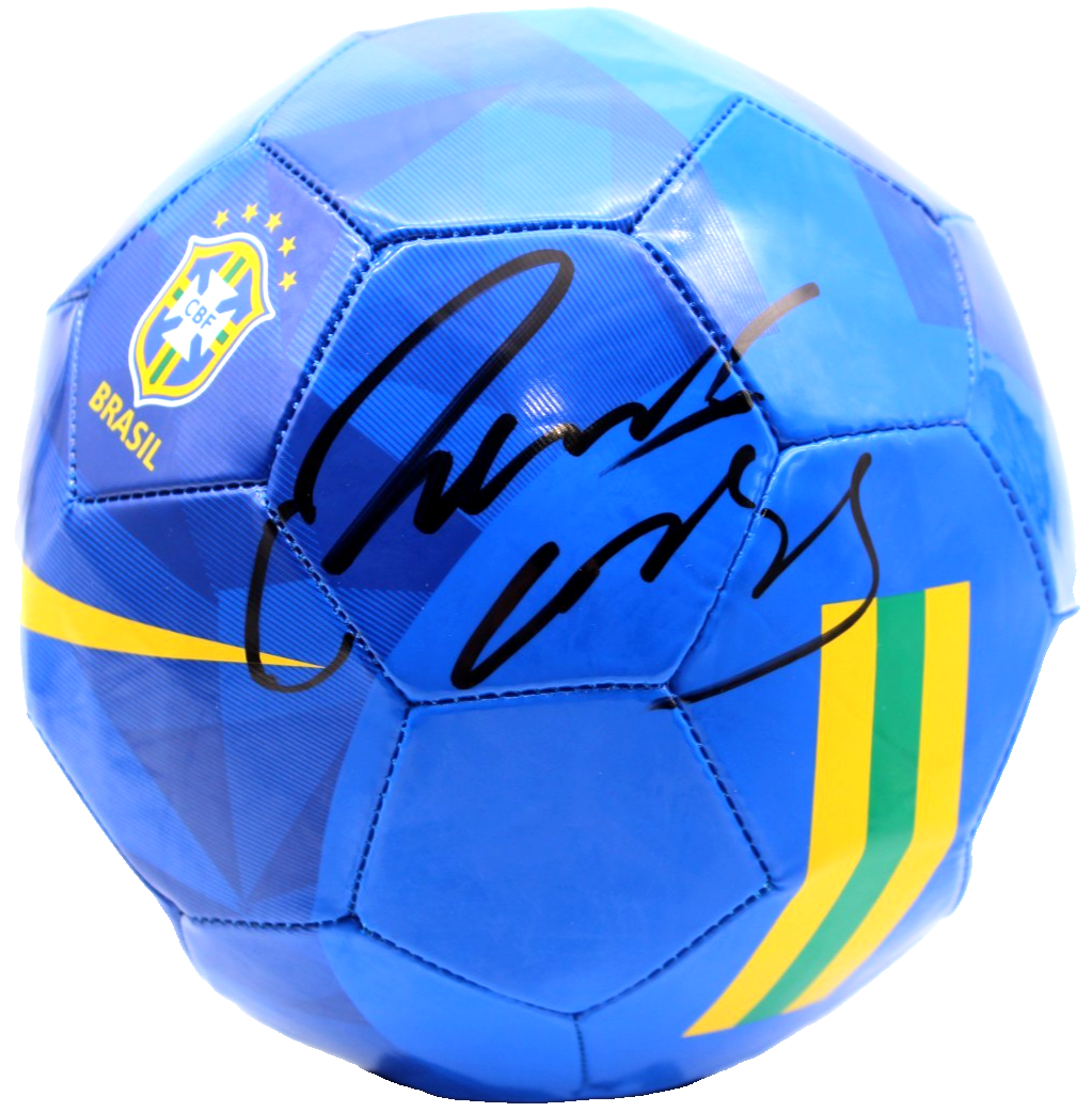 Roberto Carlos Signed Team Brazil Nike Soccer Ball World Cup w/JSA COA CR86302