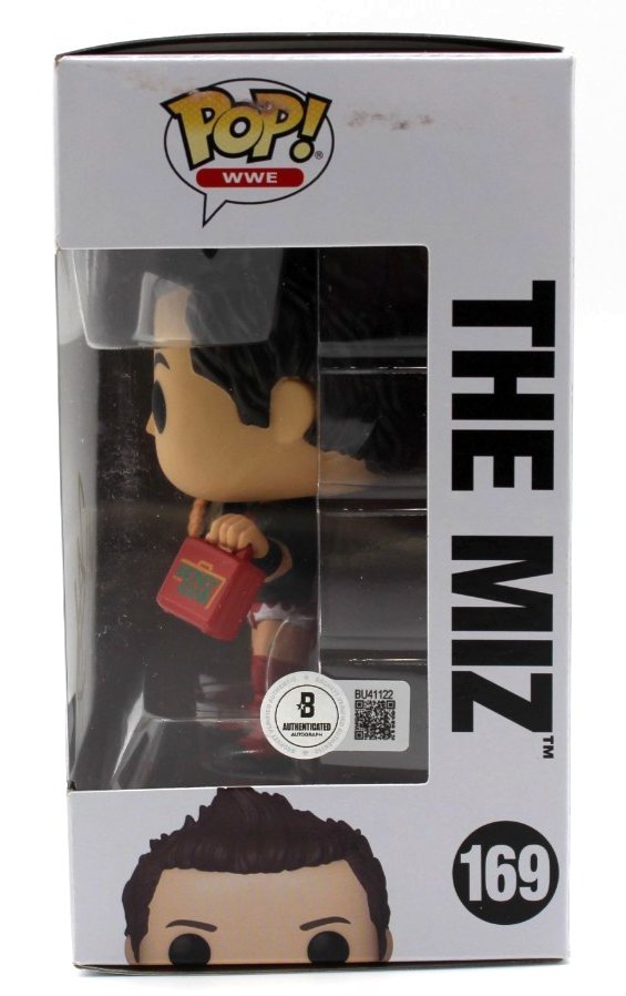 The Miz Michael Mizanin Signed WWE Funko Pop 169 w/Beckett COA BU41122