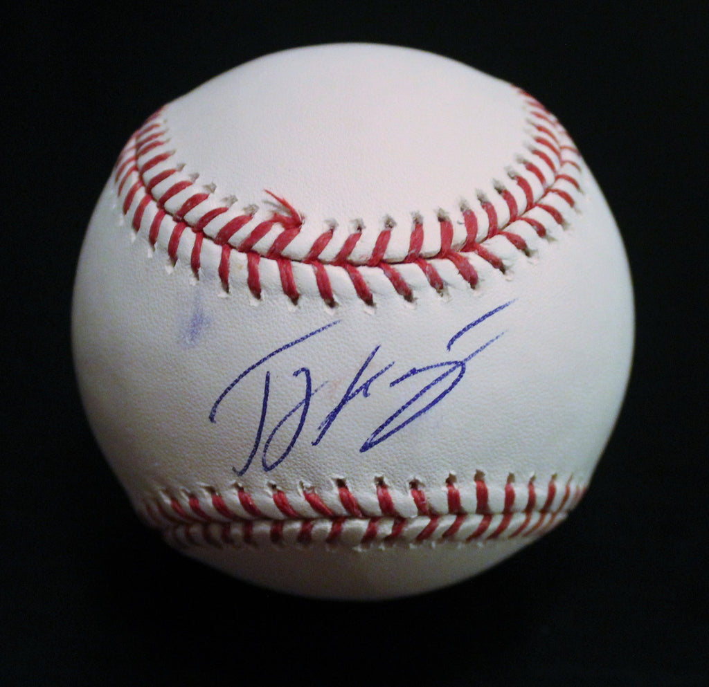 Tyler Krieger Signed Official Major League Baseball w/Beckett COA V77778