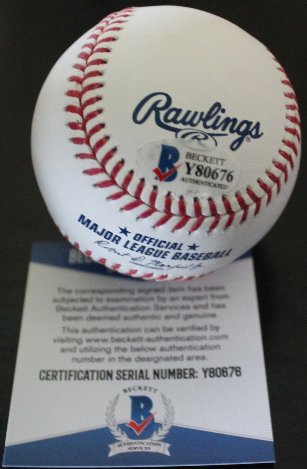 D.J. Wilson Chicago Cubs Signed Major League Baseball W/Beckett COA Y80676