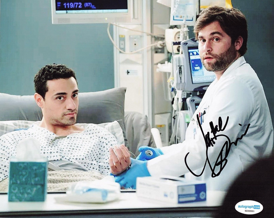 Jake Borelli Grey's Anatomy Dr. Levi Schmitt Signed 8x10 Photo w/ACOA SD59991