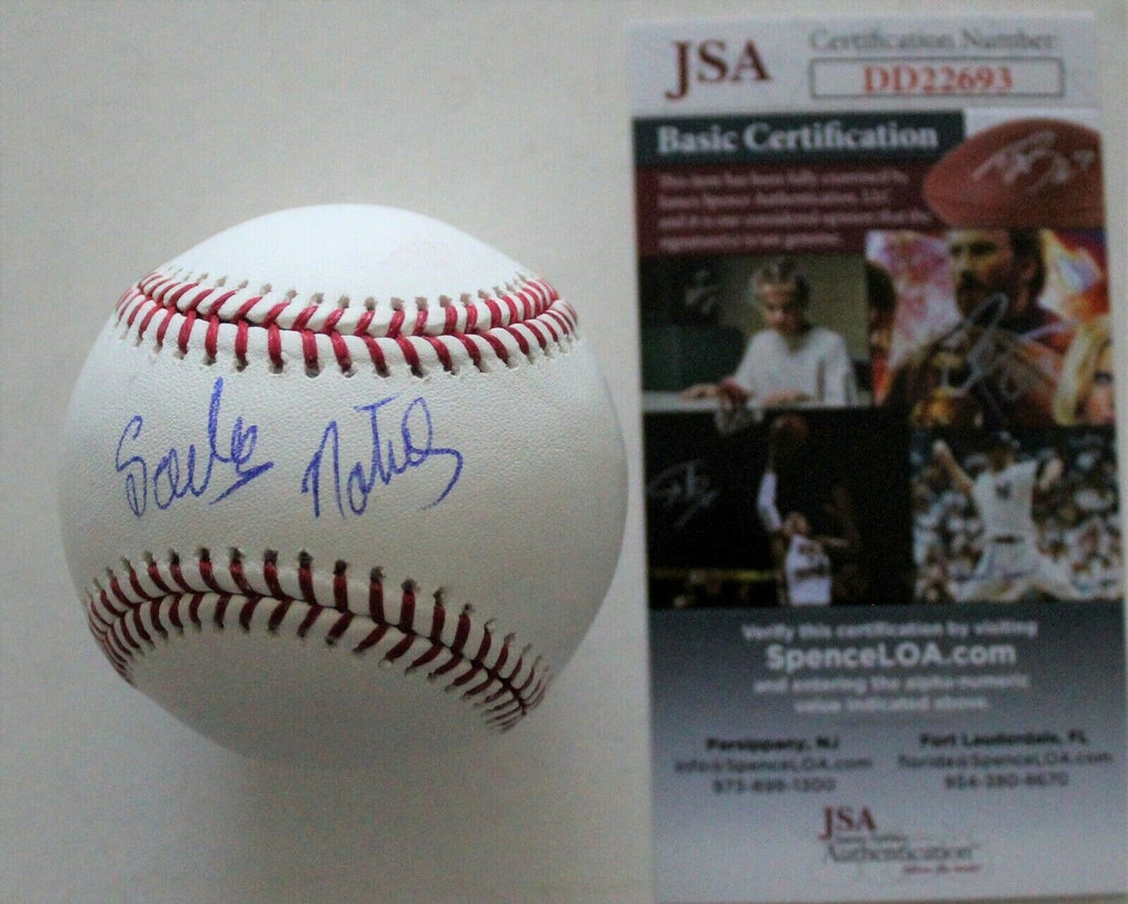 Seuly Matias Signed Official Major League Baseball Kansas City Royals W/JSA COA