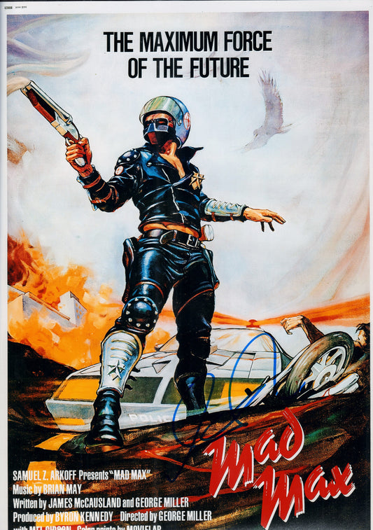 George Miller Signed 12x18 Poster Photo w/COA Authentic Mad Max #1
