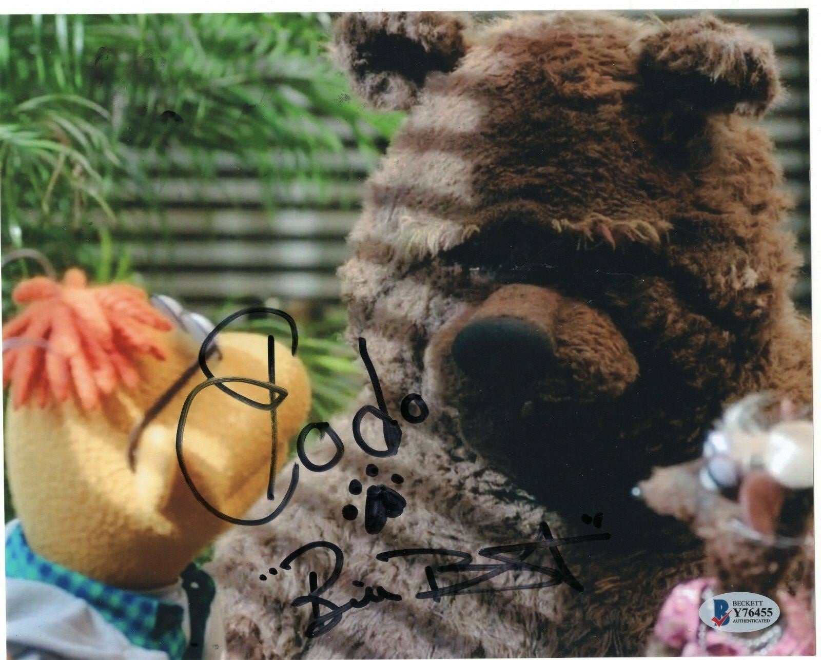 Bill Barretta The Muppets TV Show Signed 8x10 Photo w/Beckett COA Y76455