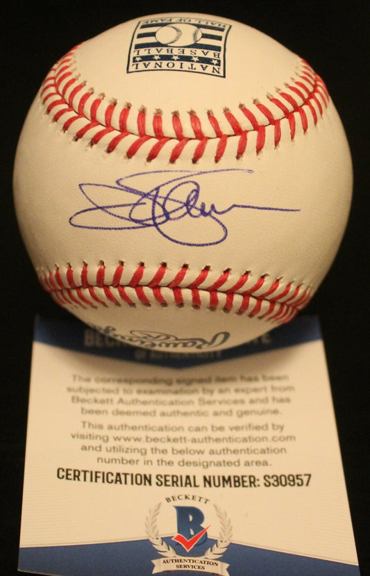 Jim Palmer Signed Official Hall of Fame Baseball w/Beckett COA S30957 Orioles