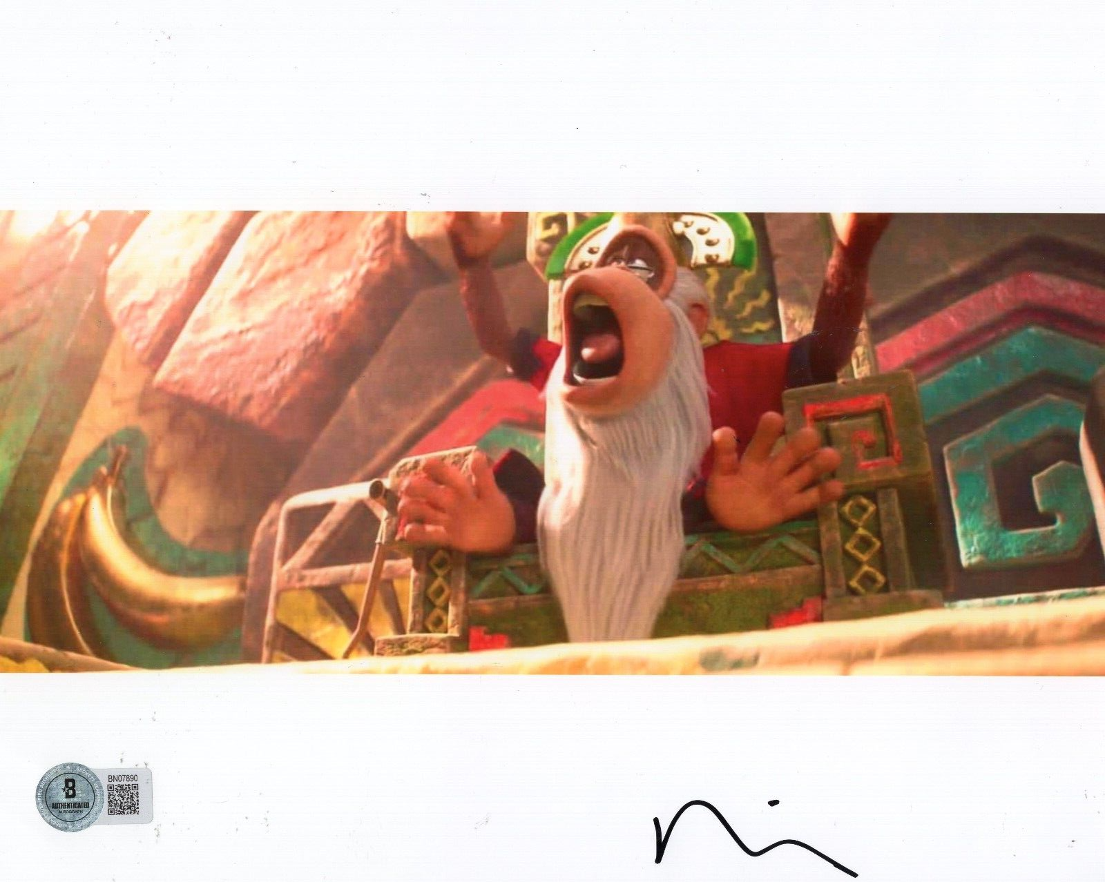 Fred Armisen Signed Super Mario Cranky Kong 8x10 Photo w/Beckett COA BN07890