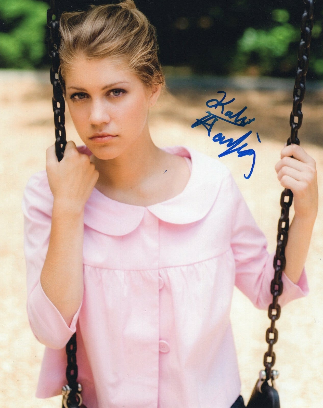 Katie Garfield  Signed  8x10 Photo w/COA The Vampire Diaries #2