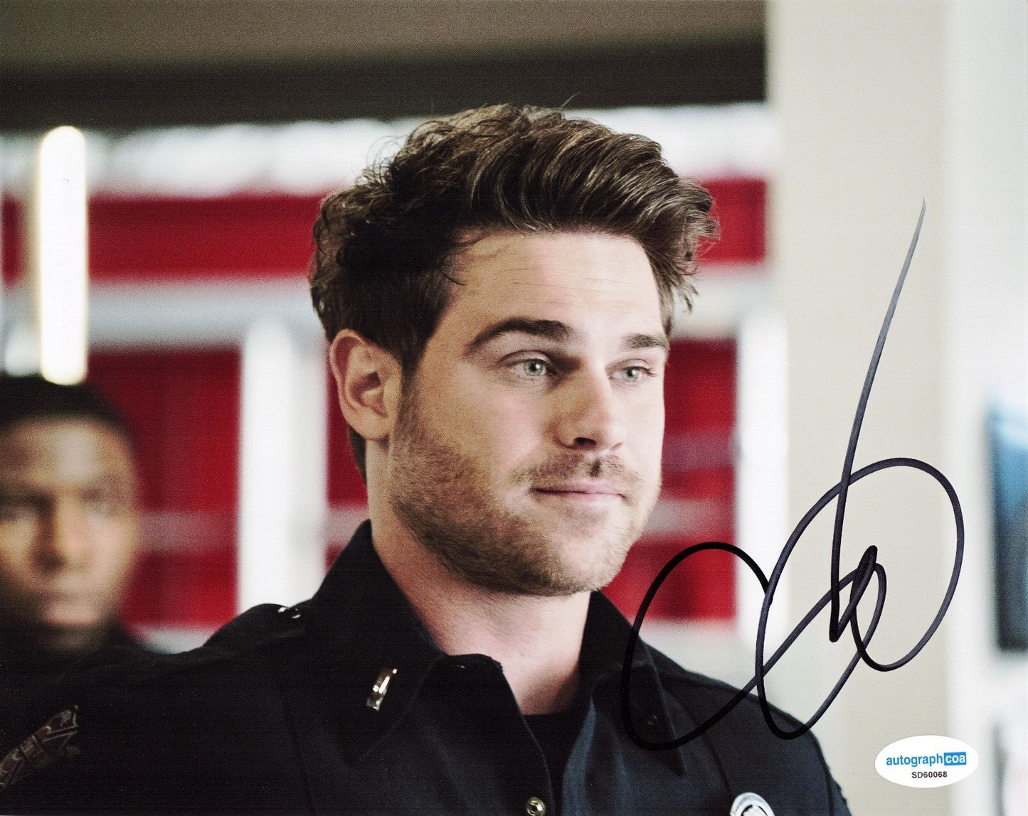 Grey Damon Station 19 TV Show Jack Gibson Signed 8x10 Photo w/ACOA SD60068
