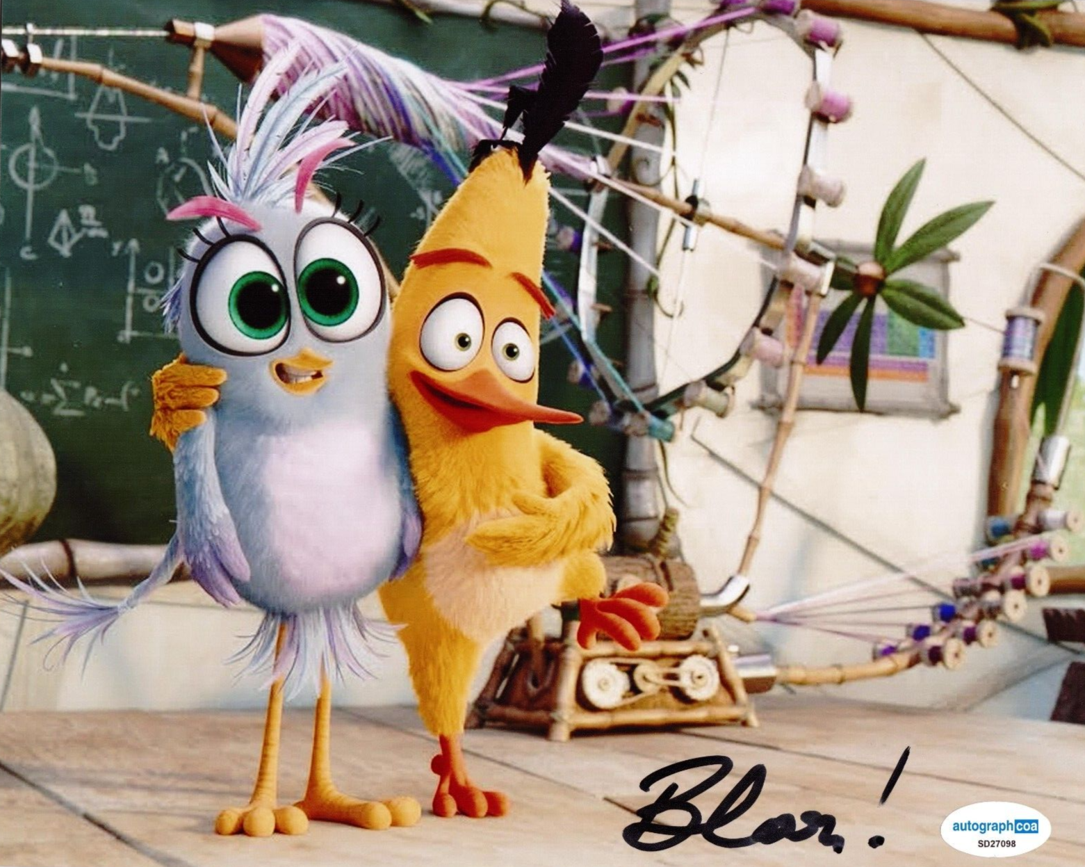 Rachel Bloom Signed 8x10 Photo The Angry Birds Movie 2 w/ACOA SD27098