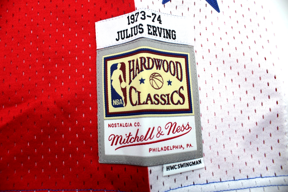 Julius Erving Signed New York Nets New Mitchell Ness M Jersey W/BAS COA BY018622