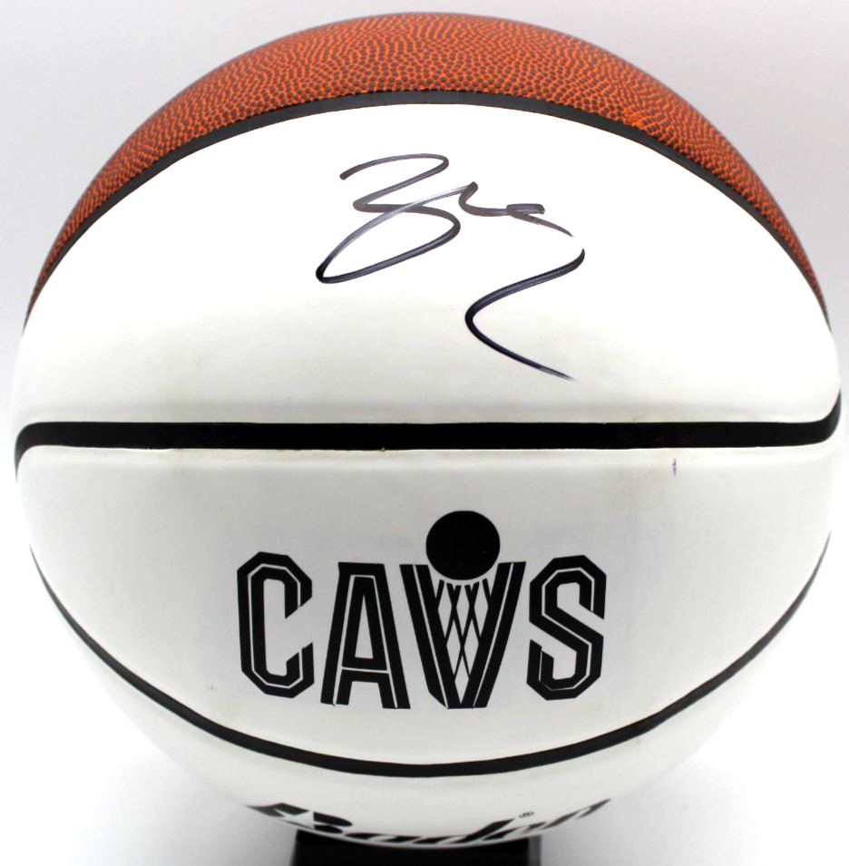 Lonzo Ball Signed Cleveland Cavaliers Logo Basketball W/Beckett BAS COA BU41290