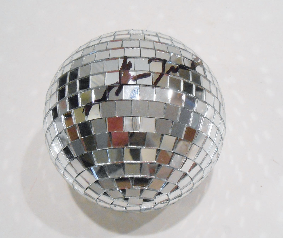 John Travolta Signed Grease Movie Disco Ball w/COA Grease Pulp Fiction