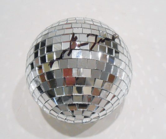 John Travolta Signed Grease Movie Disco Ball w/COA Grease Pulp Fiction