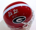 Luke Ford Signed Georgia Bulldogs Mini Football Helmet w/COA C 2018