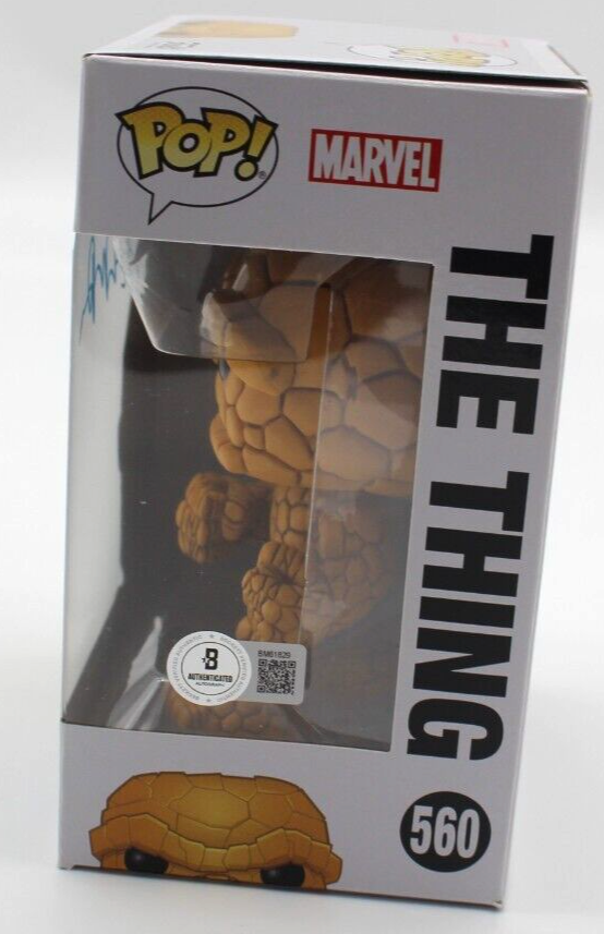 Ebon Moss-Bachrach Signed Fantastic Four Funko Pop 560 w/Beckett COA BM61829