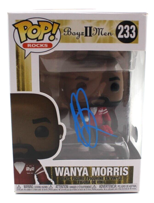 Wanya Morris Boyz II Men #233 Signed Funko Pop Rocks w/Beckett COA BP89913