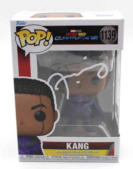 Jonathan Majors KANG Signed Funko Pop 1139 Ant Man w/Beckett COA BM50302 *Swap*