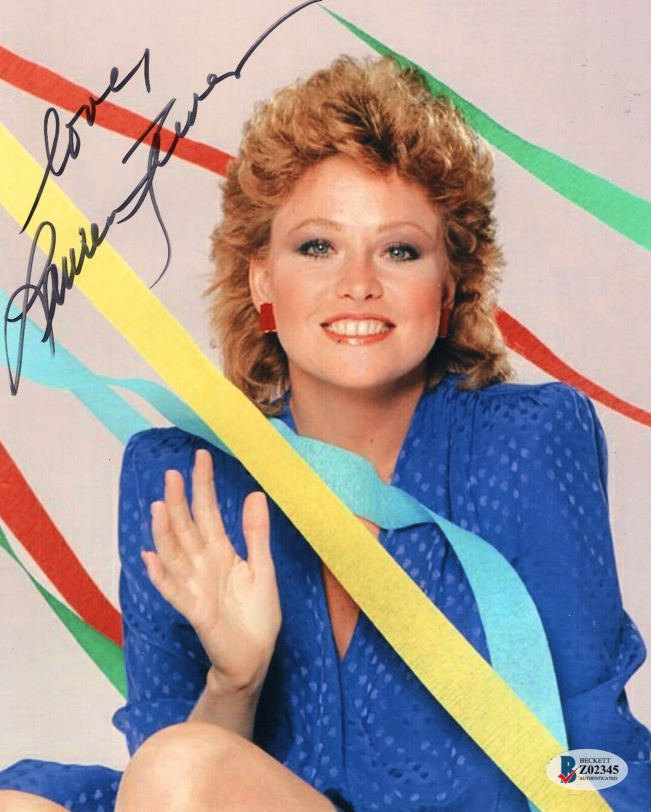 Lauren Tewes Signed The Love Boat Julie McCoy 8x10 Photo w/Beckett COA Z02345