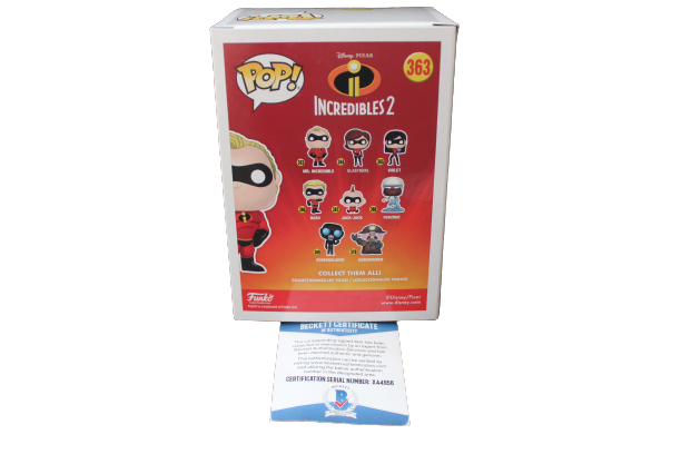 Craig T. Nelson Signed Mr. Incredible #363 Funko Pop w/Beckett COA X44956