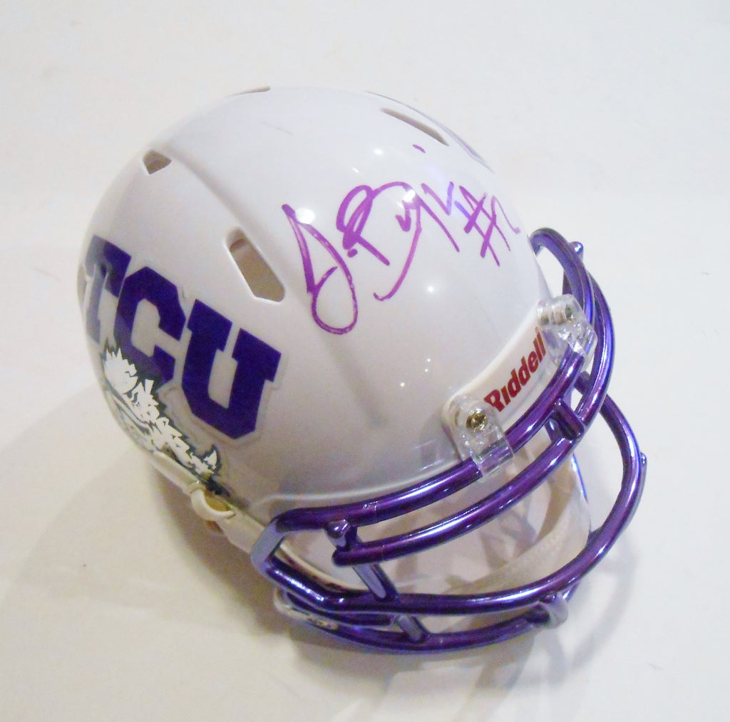 Trevone Boykin Signed TCU Horned Frogs Football Mini Helmet w/PSA DNA C