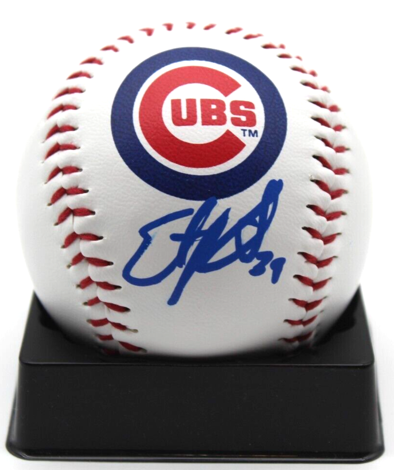 Ethan Roberts Signed Chicago Cubs Major League Logo Ball w/Beckett BAS BR93264