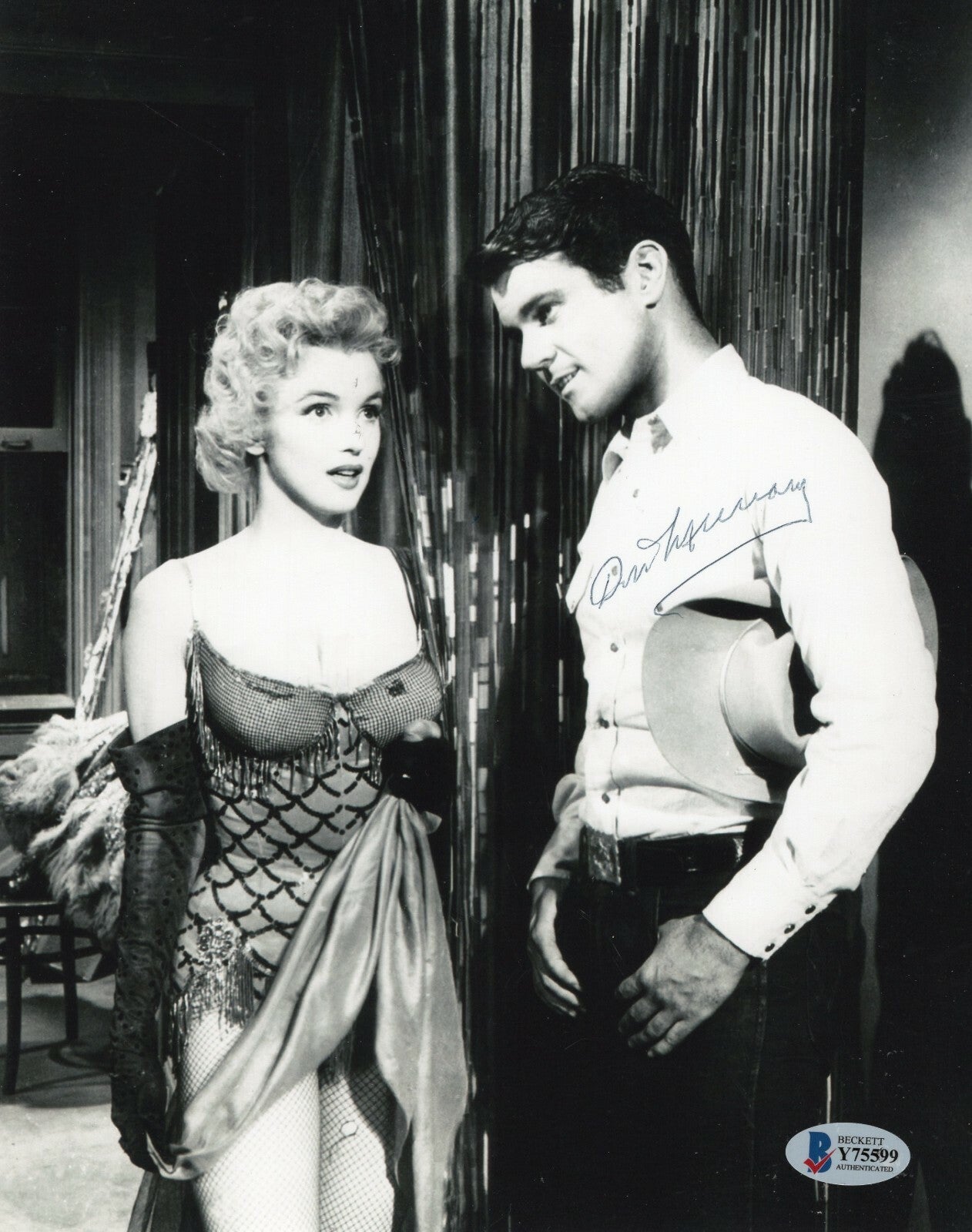 Don Murray Signed Bus Stop Marilyn Monroe 8x10 Photo w/Beckett COA Y75599
