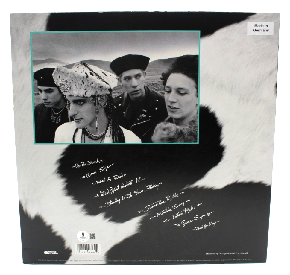 Perry Farrell Signed Jane's Addiction Vinyl Record Album W/Beckett BT56255