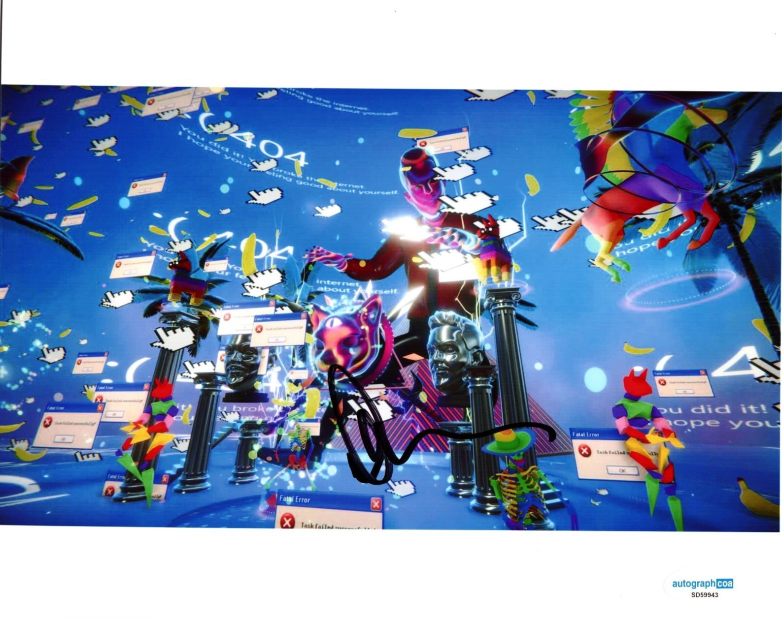 Christian Karlsson EDM Dance DJ Signed 8x10 Photo w/ACOA SD59943