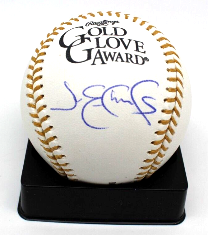 Jim Edmonds Signed Official Gold Glove Baseball w/Beckett COA BH15401 Cardinals