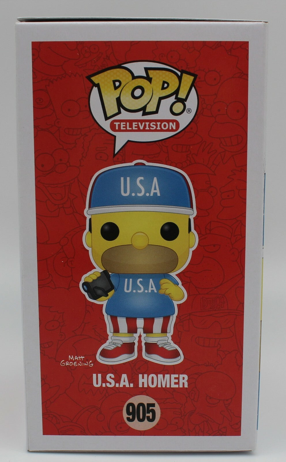 Dan Castellaneta Signed Simpsons Homer Funko Pop #905 w/Beckett COA BC18968