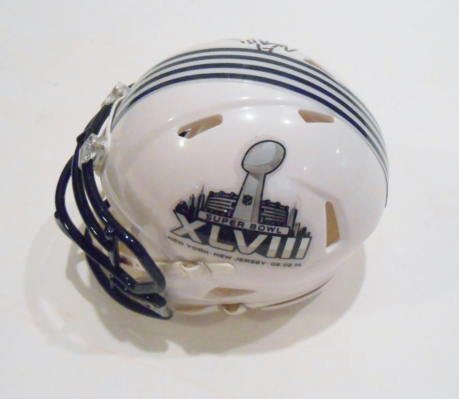 Dominique Rodgers-Cromartie Signed Super Bowl 48 Mini Helmet w/COA XLVIII