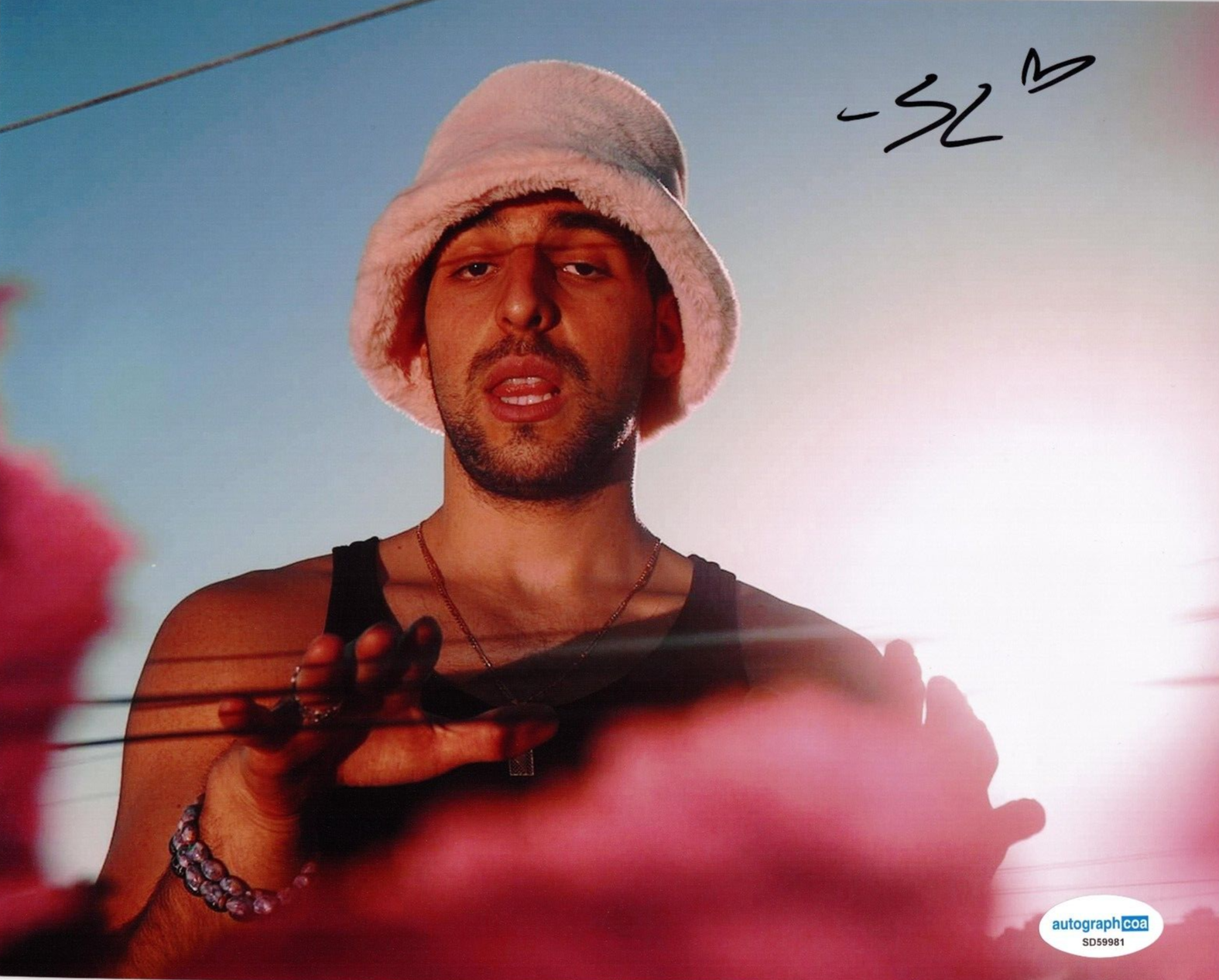 Saint Levant Very Few Friends Signed 8x10 Photo w/Autograph COA ACOA SD59981