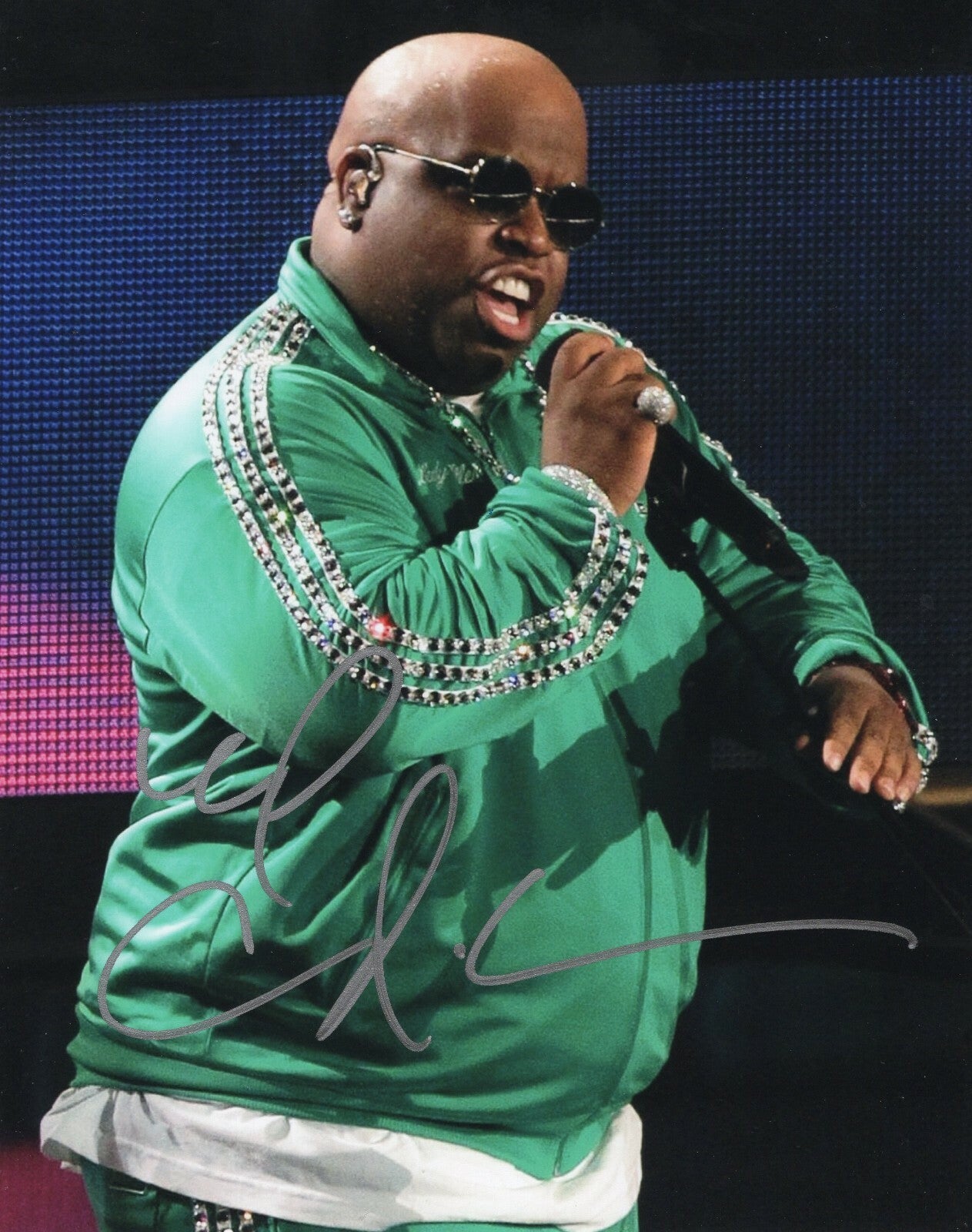  CeeLo Green Signed  8x10 Photo w/COA Music Crazy #3  