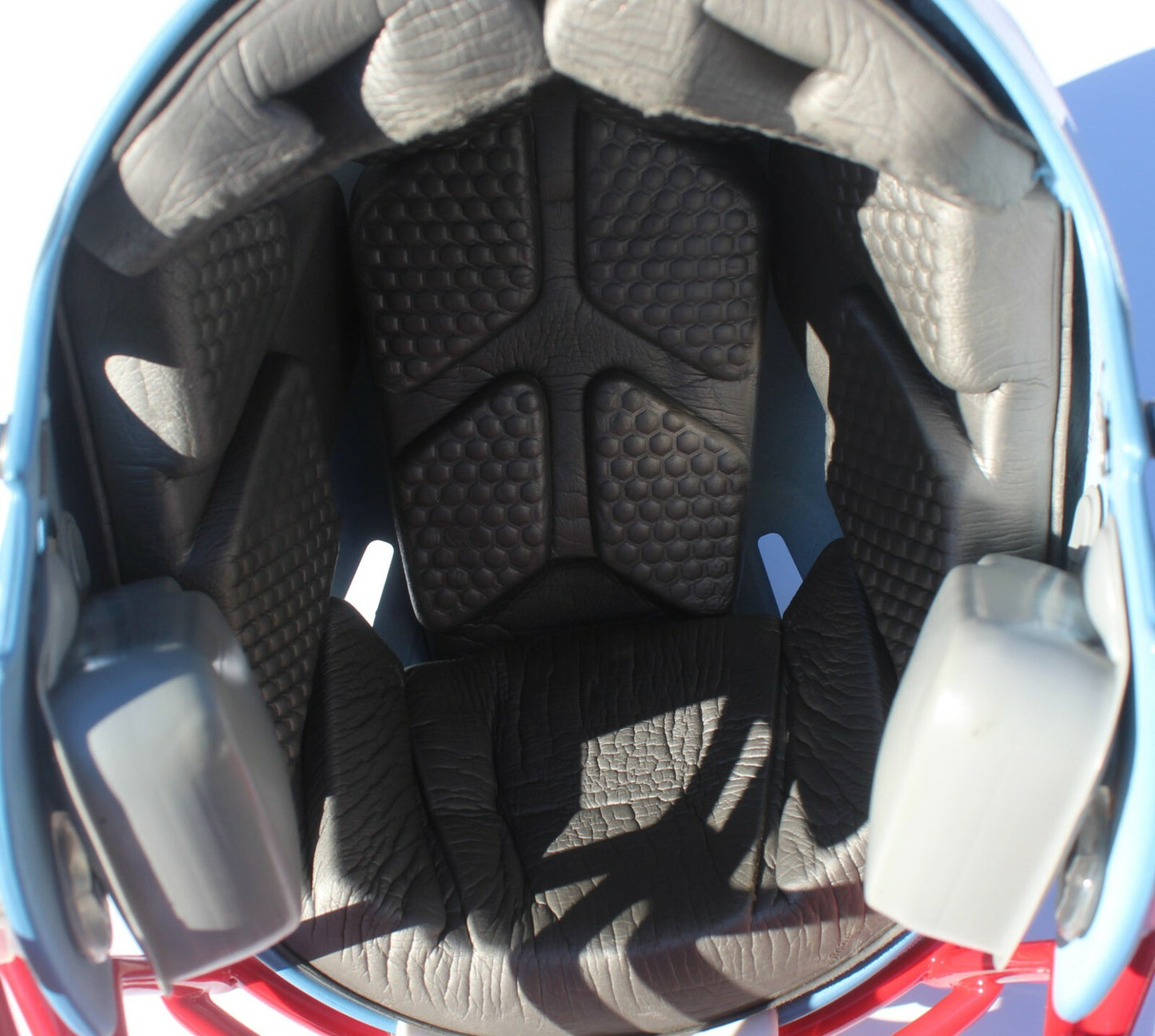 Tennessee Titans Custom Speed Blaze Football Helmet QB Decals Used Derrick Henry