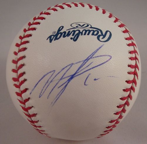 Miguel Tejada Signed Baseball w/coa Astros Giants