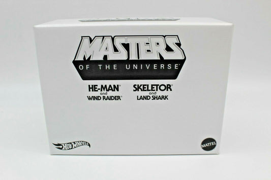 SDCC 2021 Mattel Exclusive Hot Wheels MOTU Wind Raider vs Land Shark Inhand