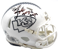 Steve Spagnuolo Kansas City Chiefs Signed Mini Football Helmet w/Beckett BW61182