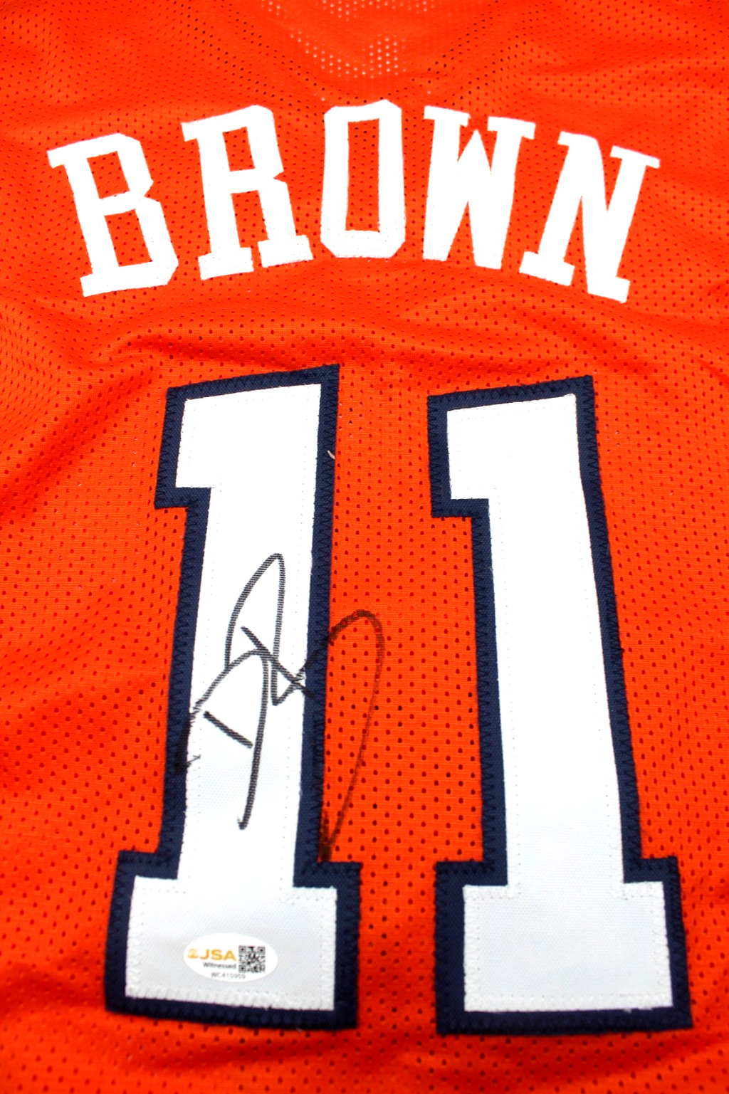 Dee Brown Illinois Fighting Illini Signed Custom Jersey w/JSA Witness COA