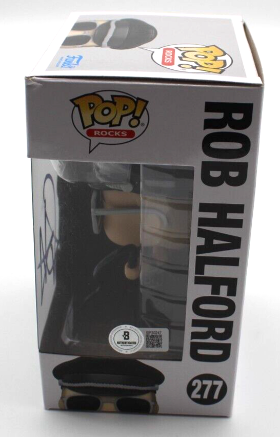 Rob Halford Judas Priest Pop Rocks 277 Signed Funko Pop w/Beckett BP30247 Swap