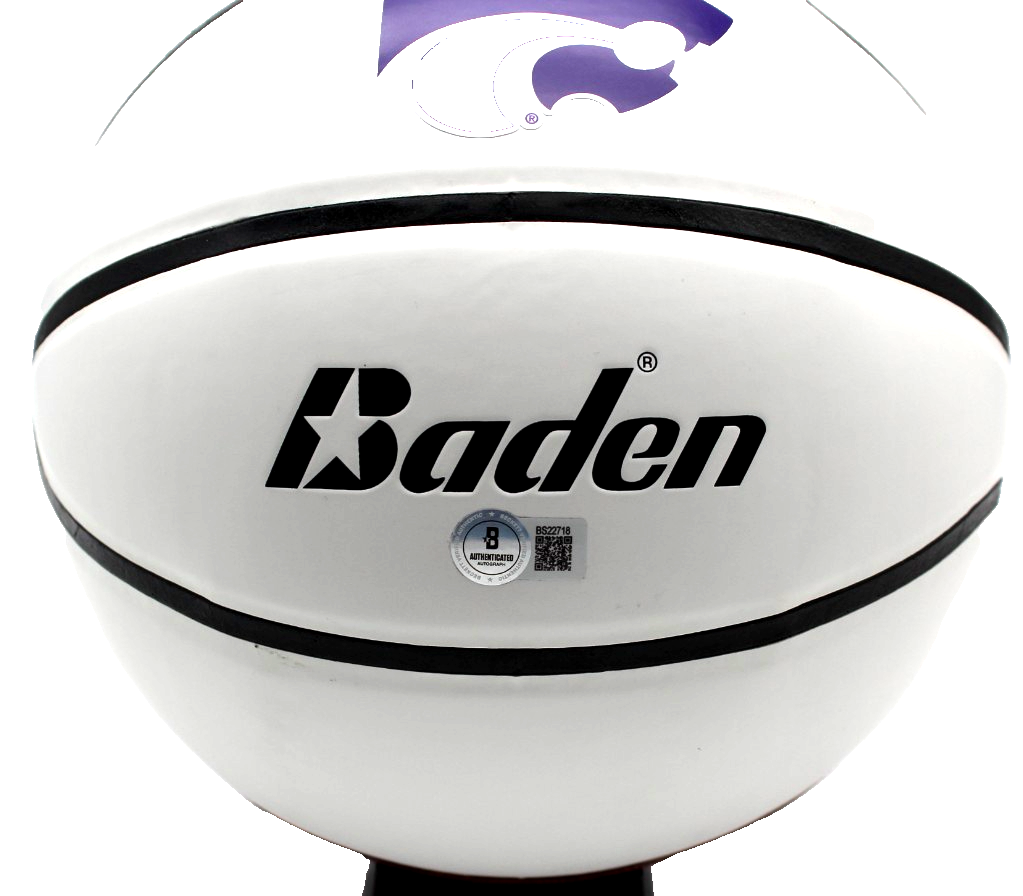 P.J. Haggerty Kansas State Wildcats Signed Basketball w/Beckett COA BS22718