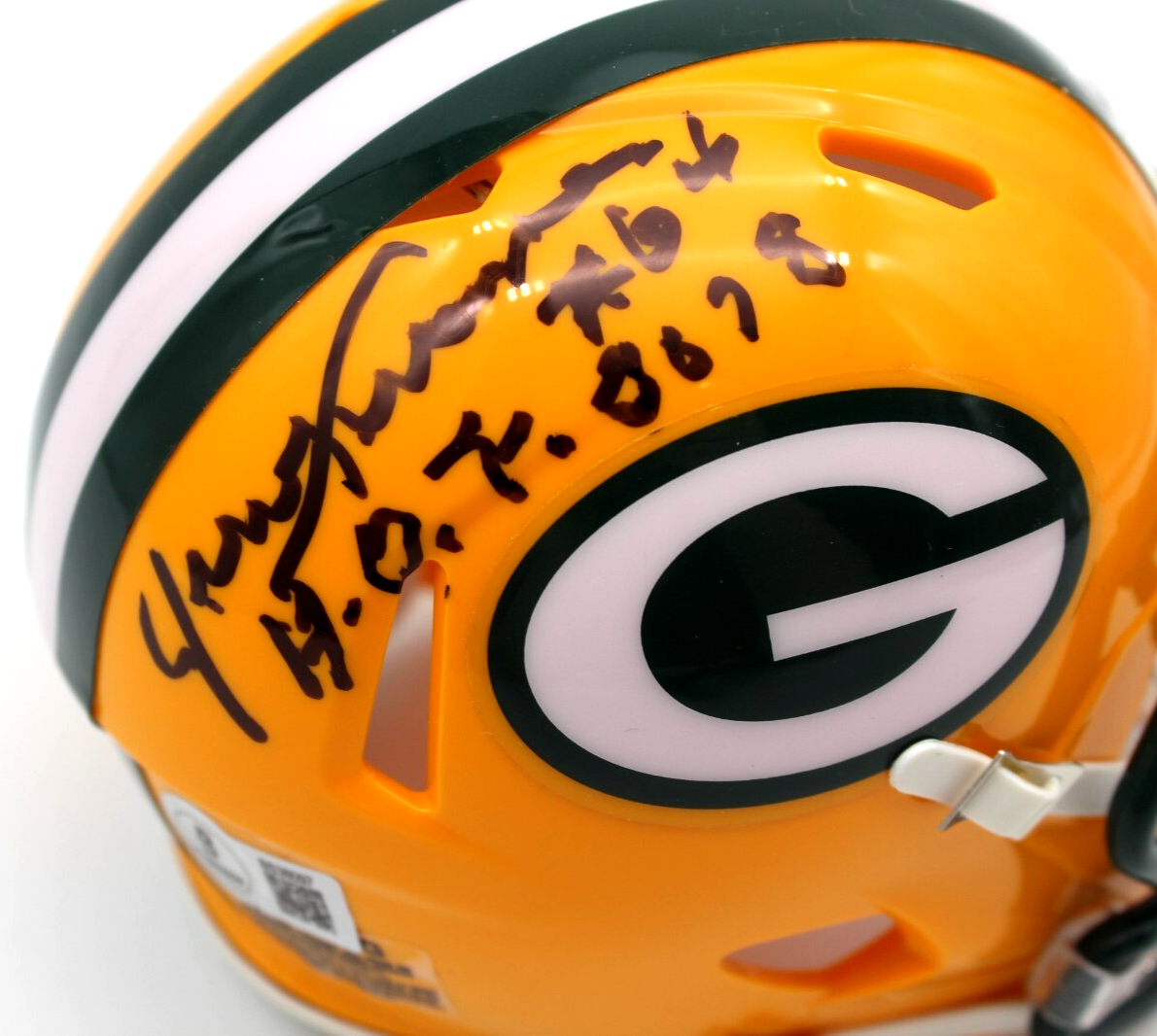 Jerry Kramer Green Bay Packers Signed Mini Football Helmet w/Beckett COA BS38097
