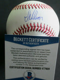 Izzy Wilson Signed Official Major League Baseball Braves W/Beckett COA V77828