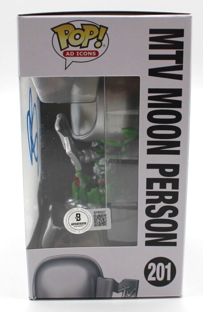 Vanilla Ice MTV Moon Person 201 Signed Funko Pop Ad Icons w/Beckett COA BP89907