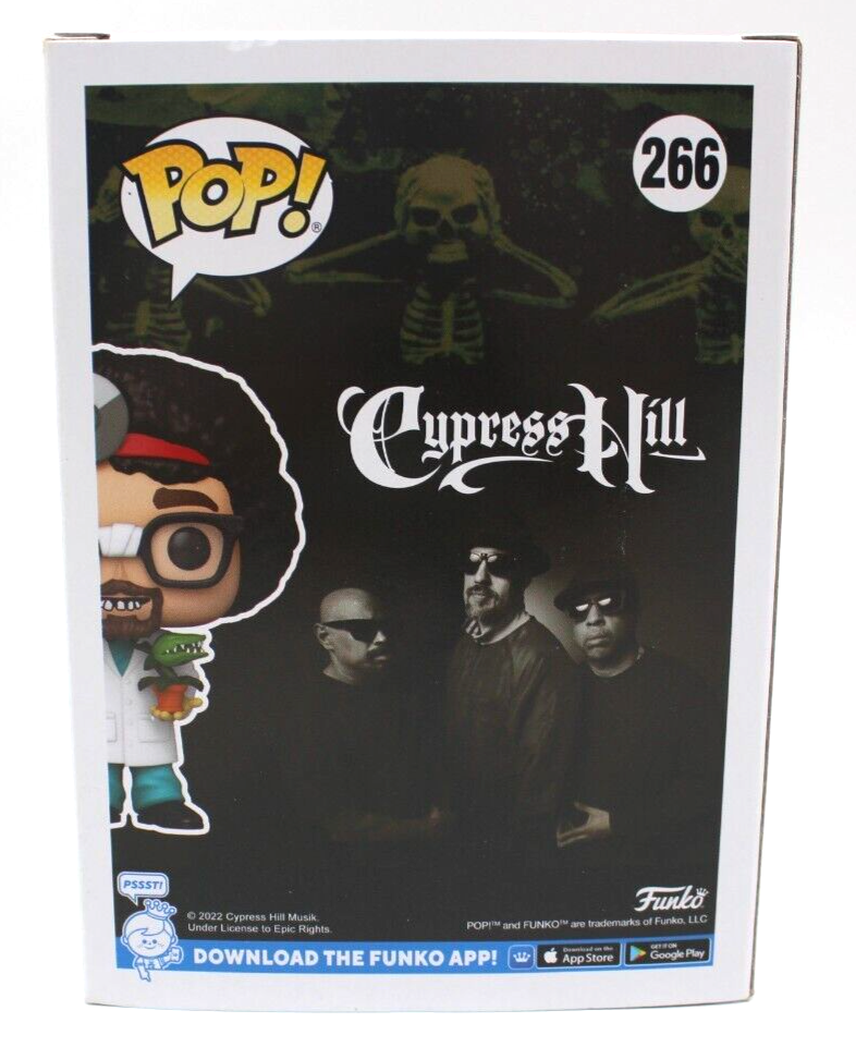 B-Real AS Dr. Greenthumb Cypress Hill Signed Funko Pop w/Beckett COA BH014008