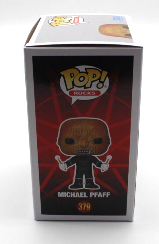 Michael Pfaff Tortilla Man Slipknot 379 Signed Funko Pop w/Beckett COA BN37878