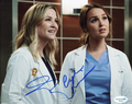 Camilla Luddington & Jessica Capshaw Grey's Anatomy 8x10 Photo w/ACOA SD59783