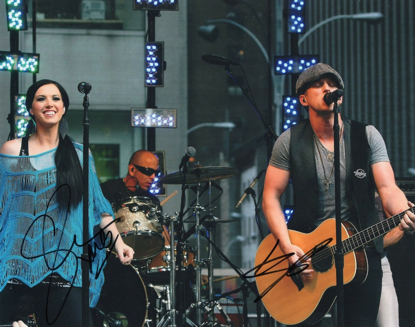 Keifer and Shawna Thompson Signed 8x10 Photo w/COA Thompson Square Music Duo #2